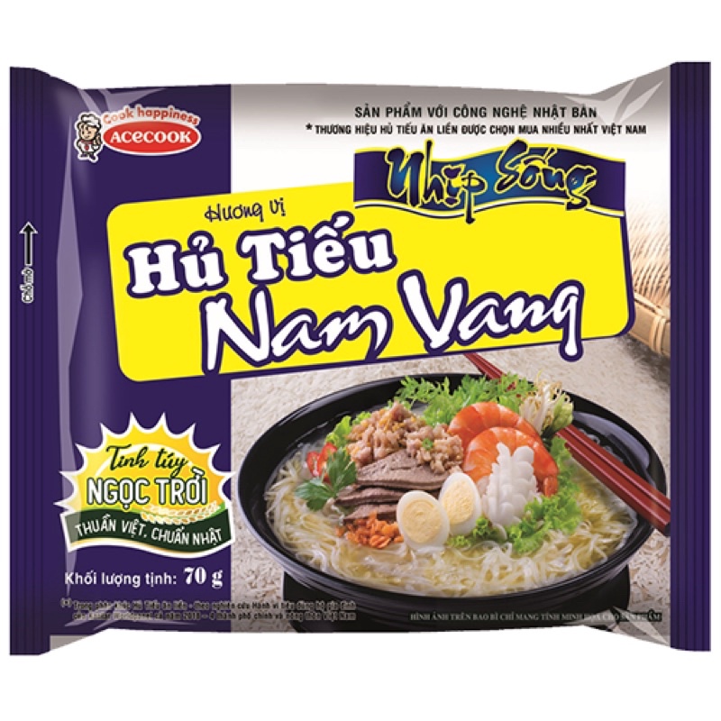 Hủ Tiếu Sườn Heo / Nam Vang Nhịp Sống Acecook ( 70gr / Gói ) | BigBuy360 - bigbuy360.vn