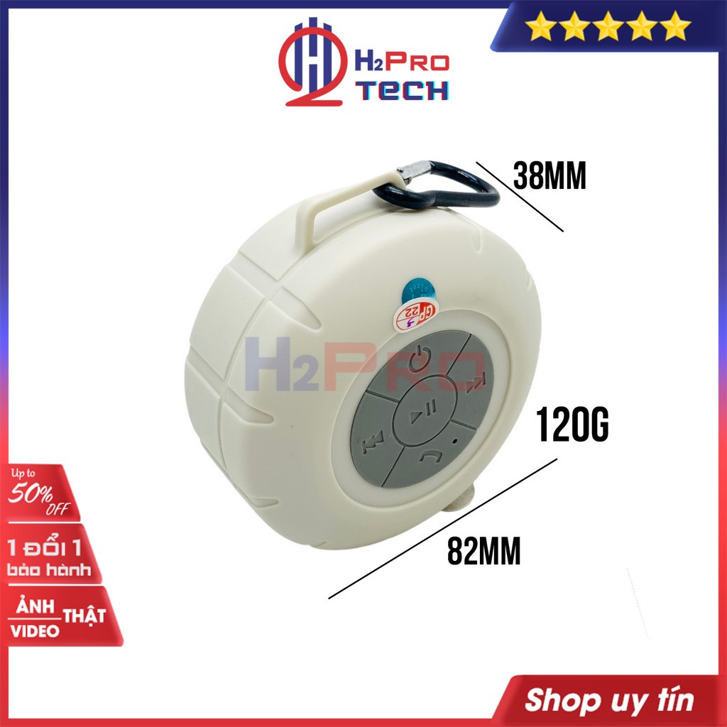 Loa Bluetooth Mini P08, Loa Nghe Nhạc Bluetooth Cao Cấp, Giá Rẻ, Có Mic Nghe Điện Thoại, Treo Móc Khoá Xe-H2Pro Tech