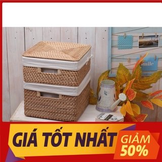 T65 Giỏ mây tre đan Decor Mây Tre hàng xuất khẩu dùng đựng quần áo đồ dùng gia đình