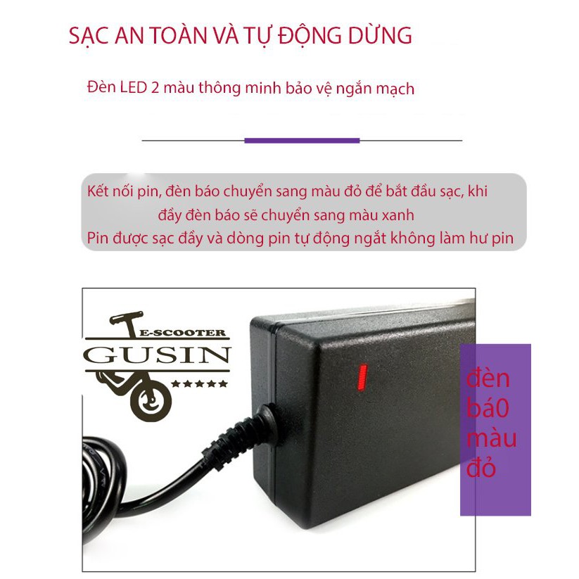 Sạc Xe Thăng Bằng Điện /Xe drift Phụ Kiện Xe Điện / GuSin / Chính Hãng / Tp Hcm