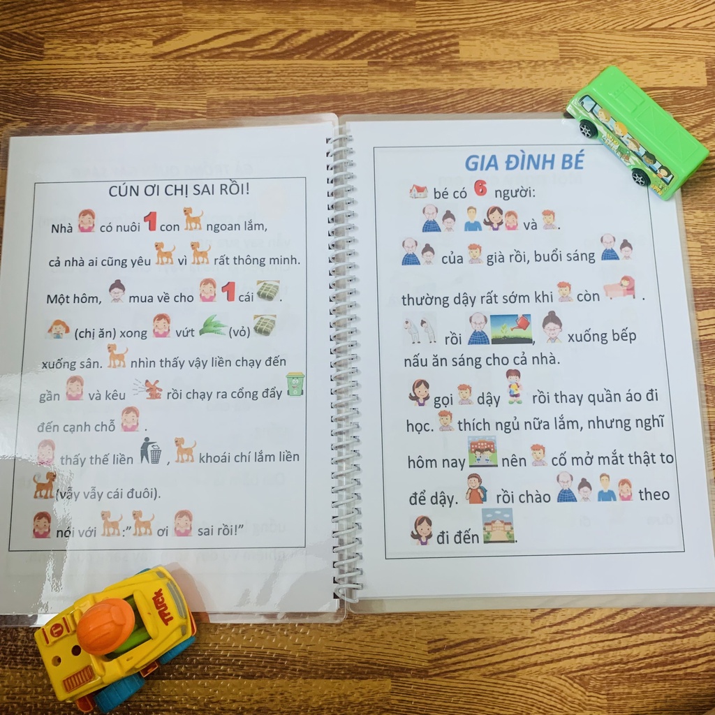 Học Liệu Tư Duy Tiềm Thức Cho Bé Ép Plastic Siêu Bền