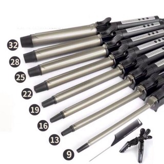 Máy uốn tóc uốn lọn xoay trục cf có nhiều size
