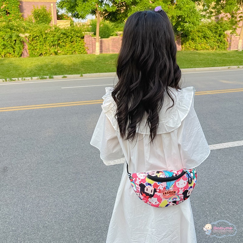Túi Đeo Chéo Họa Tiết Caro Thời Trang Hàn Quốc Cho Bé