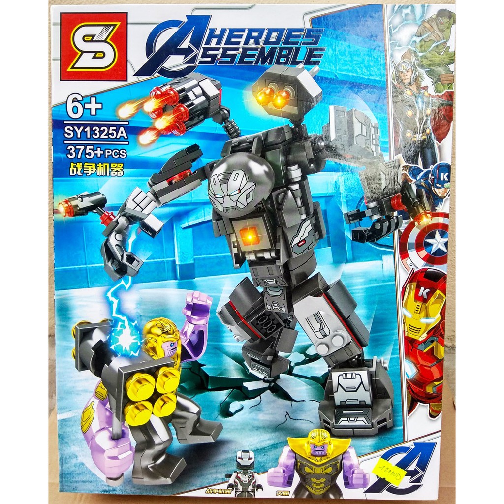 LEGO 375+ chi tiết lắp ghép Người Sắt chiến đấu cho bé, đồ chơi tự lắp ghép cho con vui chơi.