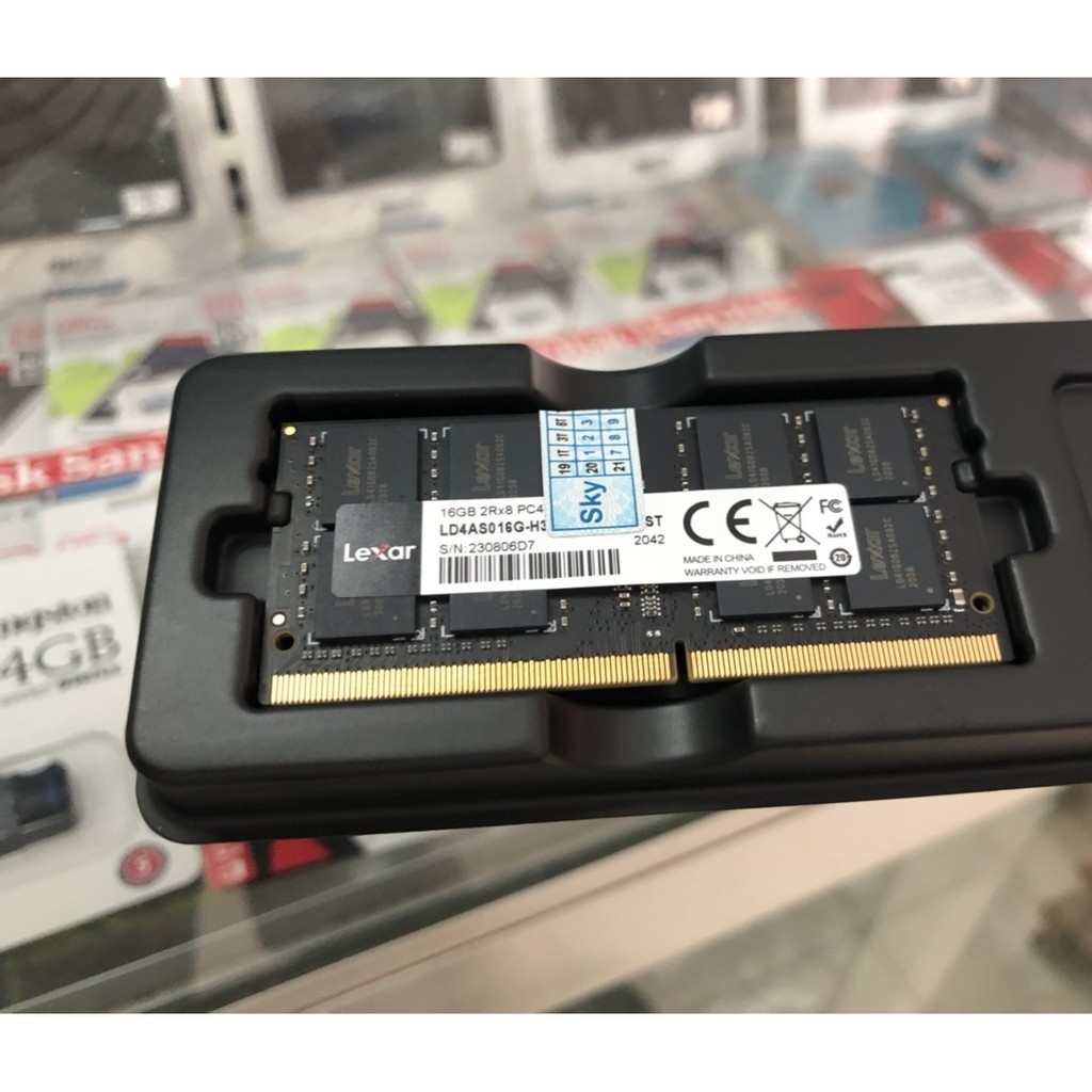 Ram Laptop DDR4 16GB Lexar 2666MHz 2400MHz 2133MHz Chính Hãng