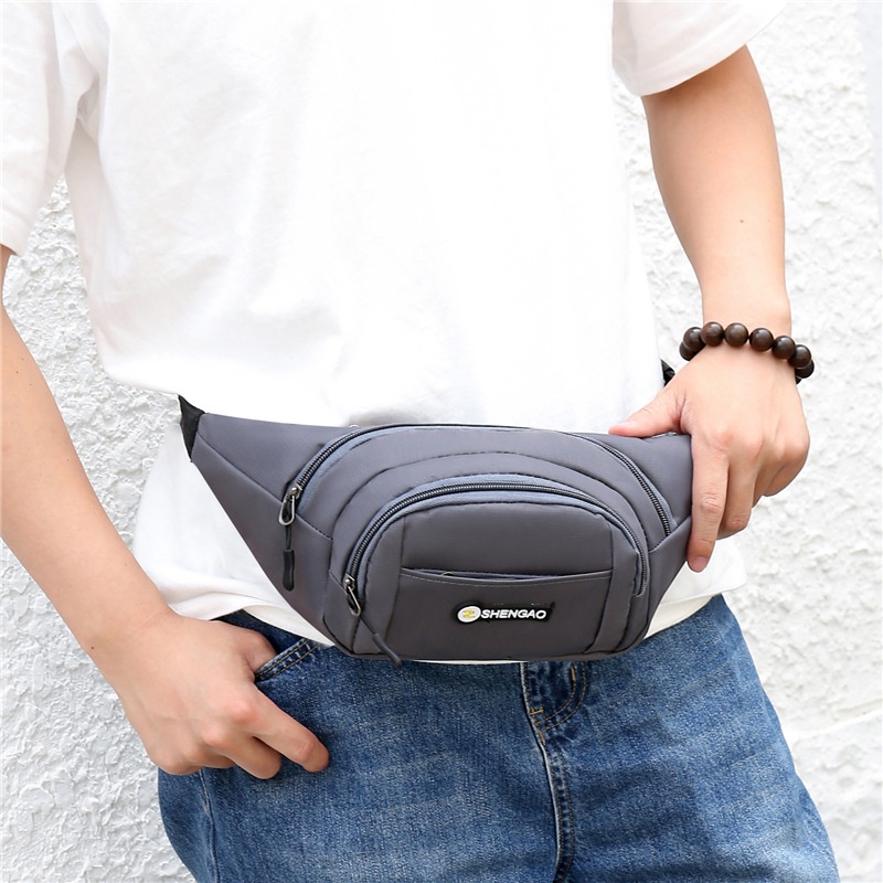 Túi đựng tiền xu ba ngăn sức chứa lớn đa năng dành cho nam và nữ