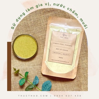 Bột Vỏ Chanh Nguyên Chất