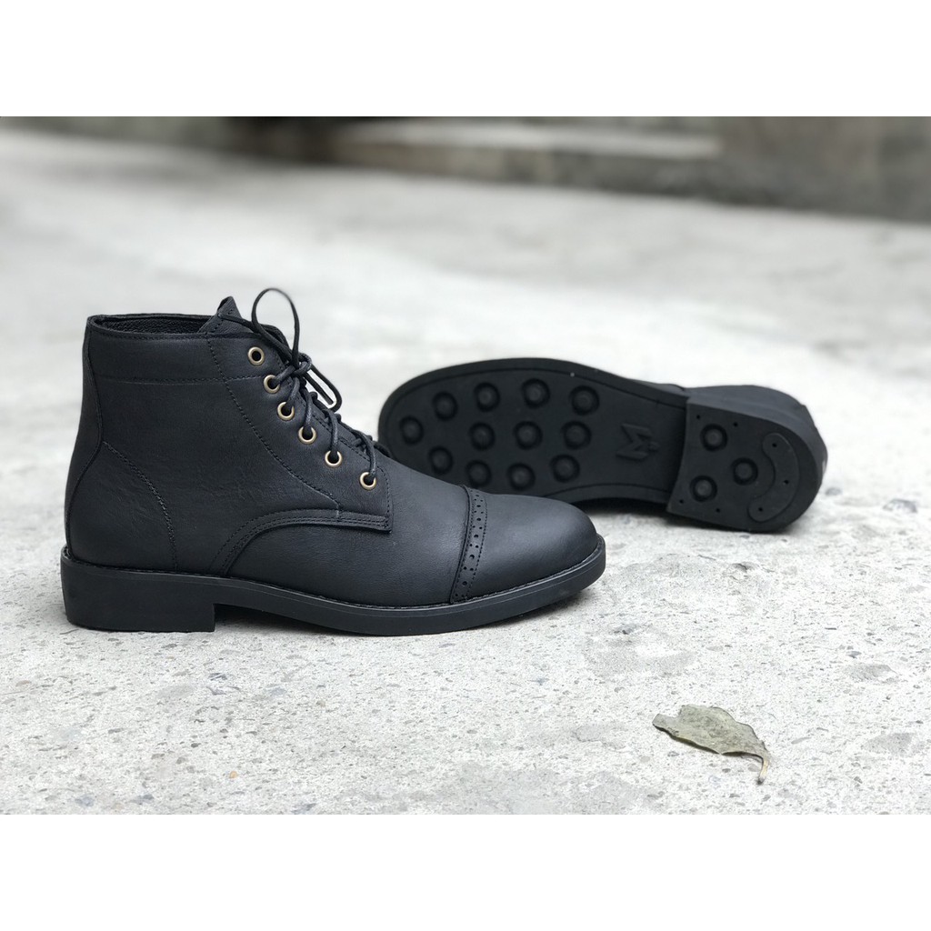 Giày bốt cao cổ nam da bò cao cấp Mad Iron boots chính hãng bảo hàng trọn đời uy tín nhất hà nội