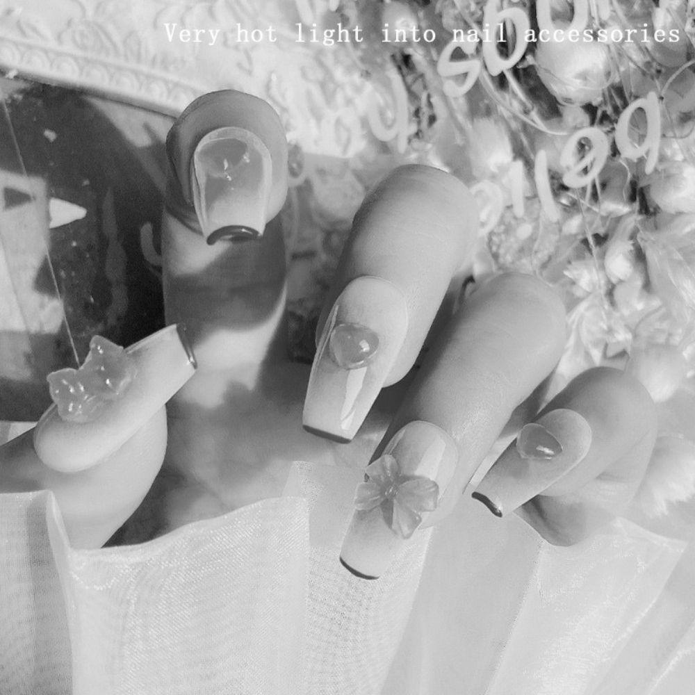 OCEANMAP Màu Sắc Phụ Kiện Trang Trí Móng Tay Thay Đổi Màu Xinh Xắn