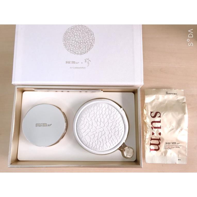 Phấn nước chứa đầy tinh chất nước thần Su:m37 Secret Essence Cushion - Chính hãng có tem LG Vina