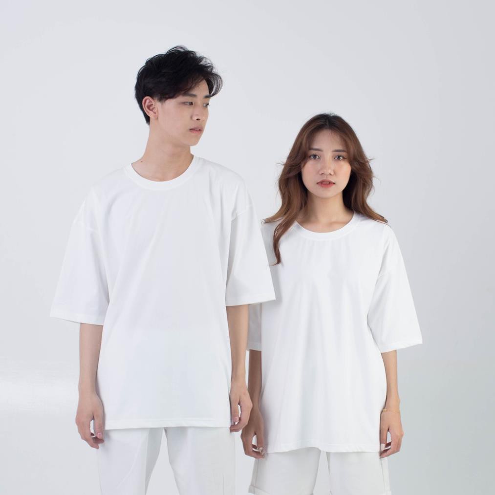 Áo thun tay lỡ JACK LANE, áo phông trơn Unisex Jack Lane nam nữ dáng xuông *