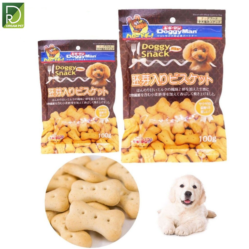 Bánh thưởng cho thú cưng , Bánh quy trứng 100g DoggyMan - Ngon, bổ, rẻ