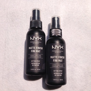 Xịt giữ Make Up lâu trôi Nyx Matte Finish Setting Spray Matte – 60ml - chumia