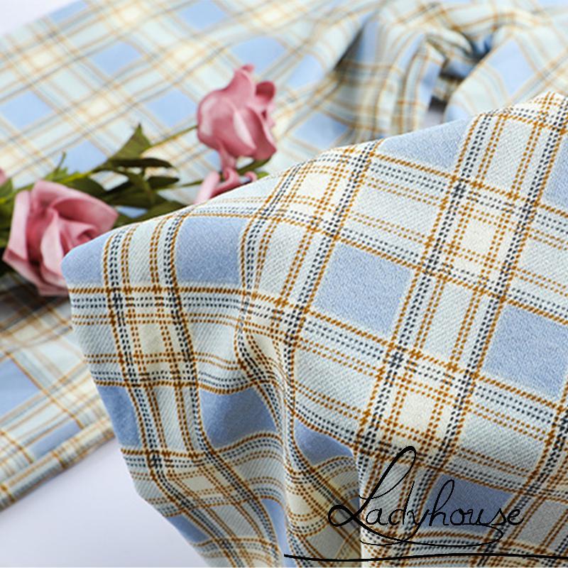 Quần Dài Ống Rộng Lưng Cao Họa Tiết Sọc Caro Thời Trang Cho Nữ