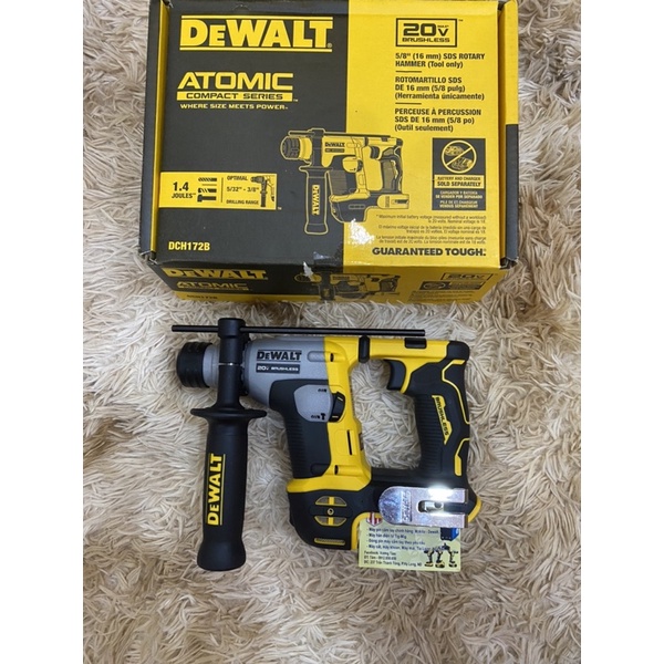 Máy khoan betong pin 20v Dewalt DCH172B(Thân máy chưa bao gồm pin sạc) - Hàng thị trường Mỹ