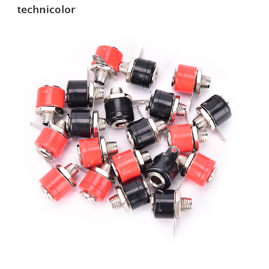 20 Đầu Cắm Bắp Chuối 4mm Nhiều Màu Sắc