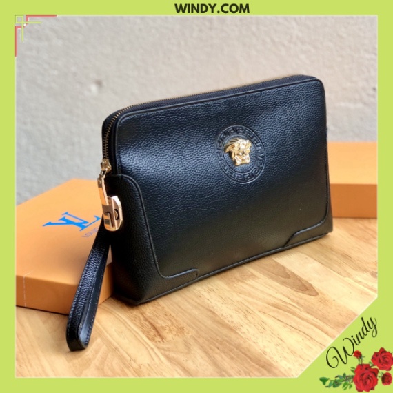 Ví Cầm Tay Nam G.U.C ong Khóa Số Cao cấp Chất Da Bò windy.com