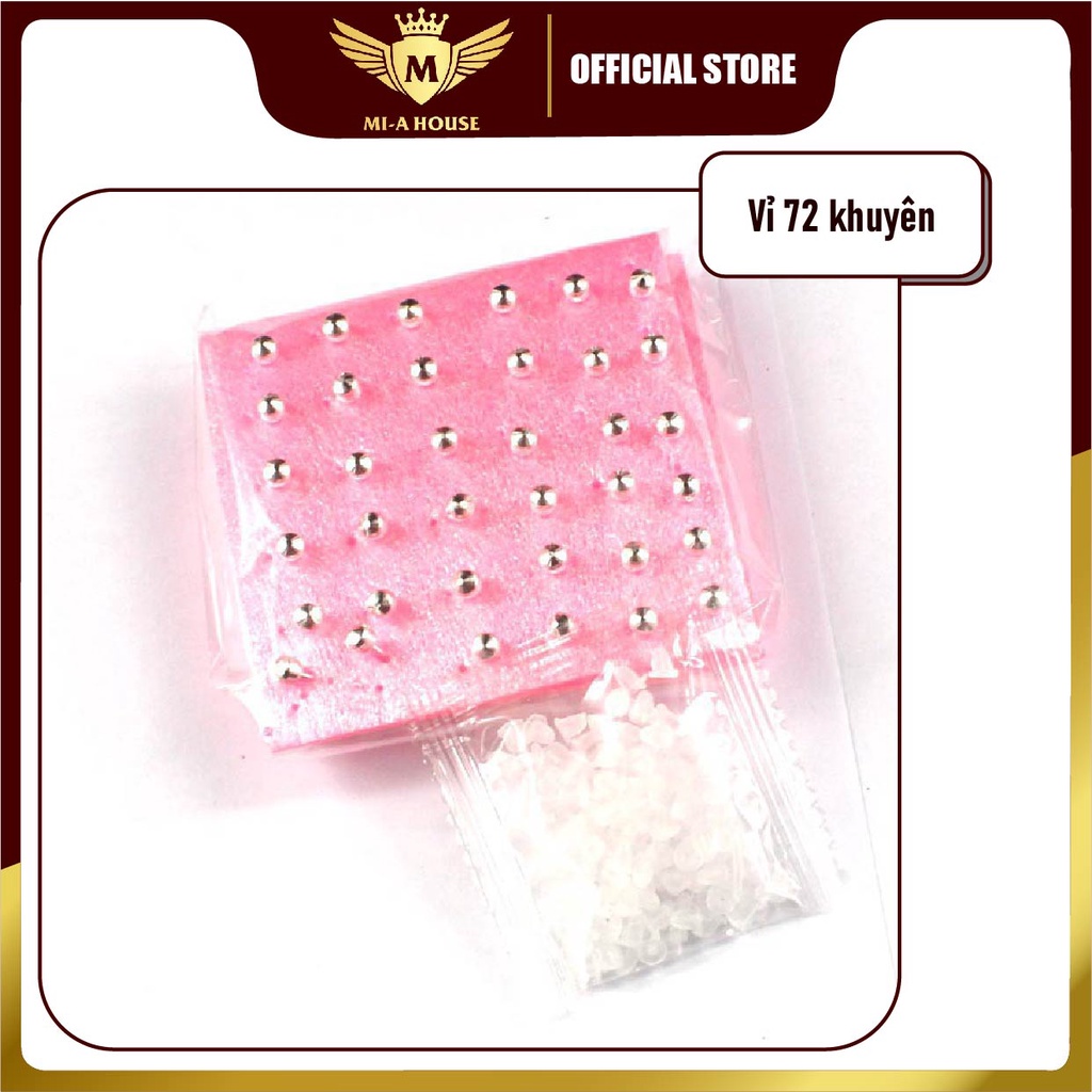 Vỉ đạn bạc bắn lỗ tai, khuyên bấm lỗ tai và núm bịt mua thêm cho súng bấm lỗ tai