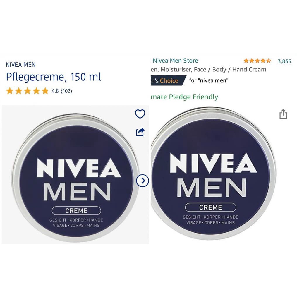 KEM DƯỠNG DA MẶT, TAY, BOBY NIVEA. DƯỠNG DA cho NAM
