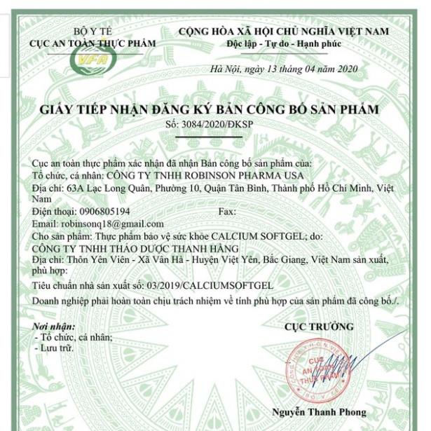 Calcium Softgel - Hỗ trợ giúp duy trì xương khớp và răng chắc khoẻ, cải thiện tình trạng thiếu canxi (100v)