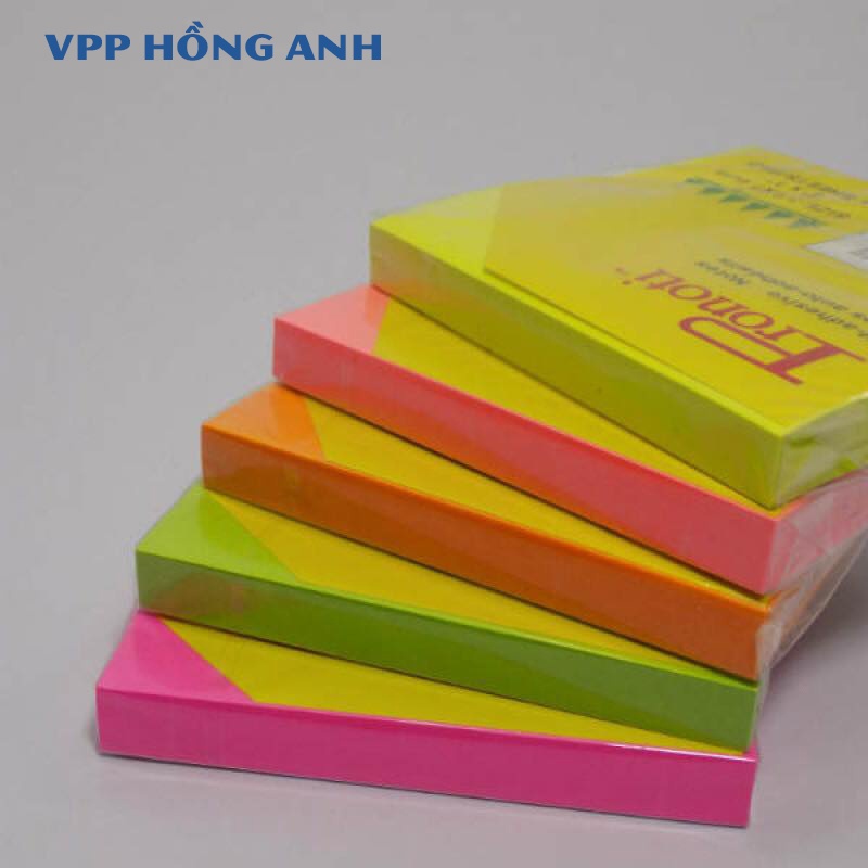 Giấy note dạ quang Pronoti 3x2 76mmx 51mm