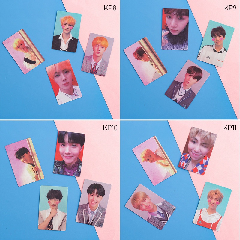 Bộ Bưu Thiếp In Hình Dễ Thương Phong Cách Hàn Quốc Cho Người Hâm Mộ