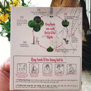 Ủ Tóc bột lá thảo dược Ogatic-không hóa chất