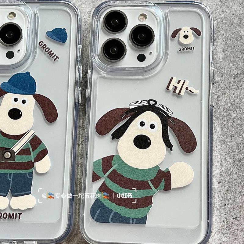 Wallace and Gromit for Apple 11/12Promax Phone Case Iphone13/X/Xr/Xsmax e17H