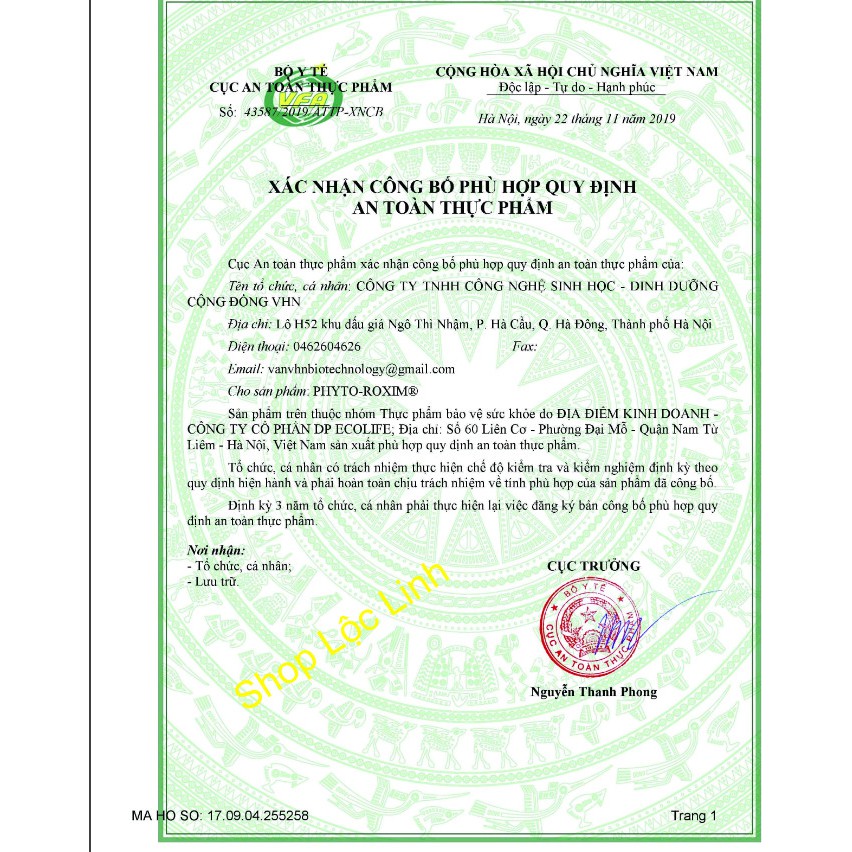 PHYTO-ROXIM® - Hỗ Trợ Làm Giảm Viêm Đường Hô Hấp