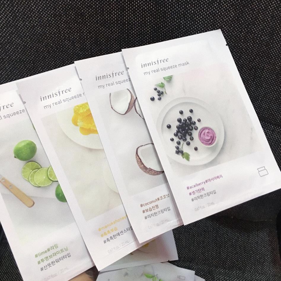 Mặt nạ Innisfree It's real squeeze mask MỚI