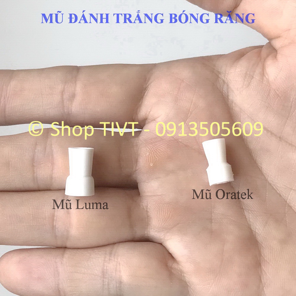 Bộ 5 cái đầu cao su đánh trắng răng dùng cho máy đánh trắng bóng răng Luma, OraTek –Shop TIVT