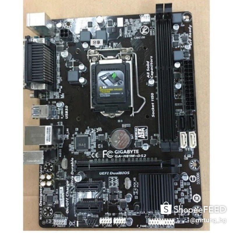 main gigabyte h81m-ds2 3.0 còn tốt