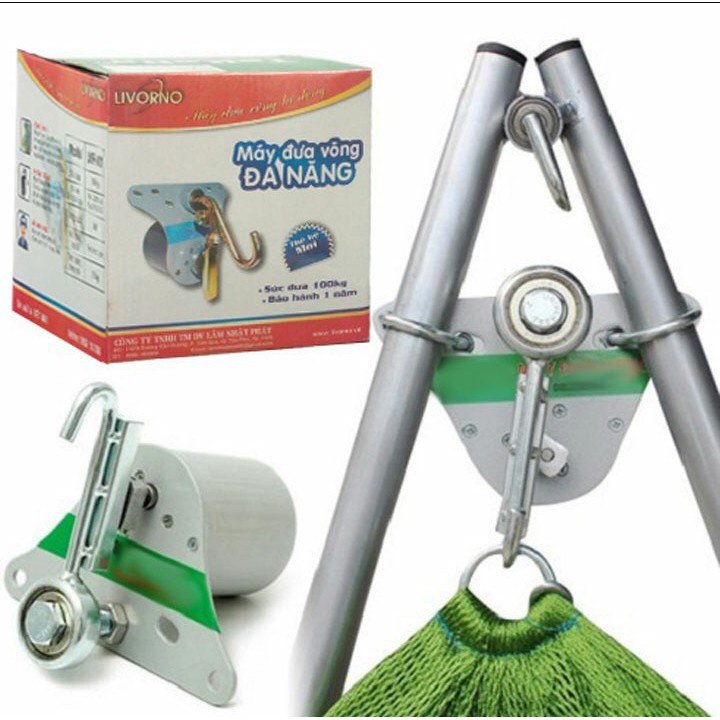 Máy Đưa Võng Tự Động Cao Cấp, Lực Mạnh Bền Bỉ Bảo Hành 12 Tháng