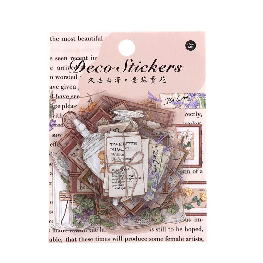 AUGUSTINA Miếng Dán Trang Trí Sổ Tay / Nhật Ký / Sổ Tay Phong Cách Cổ Điển Độc Đáo DIY