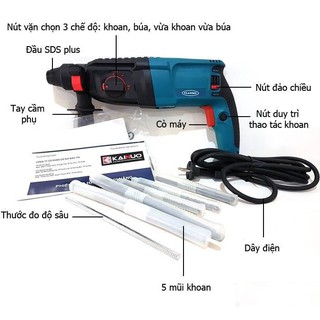 Máy khoan điện - Máy khoan búa đa năng Classic CLA-5826 chính hãng, công suất  800W mạnh mẽ, động cơ dây đồng bền bỉ