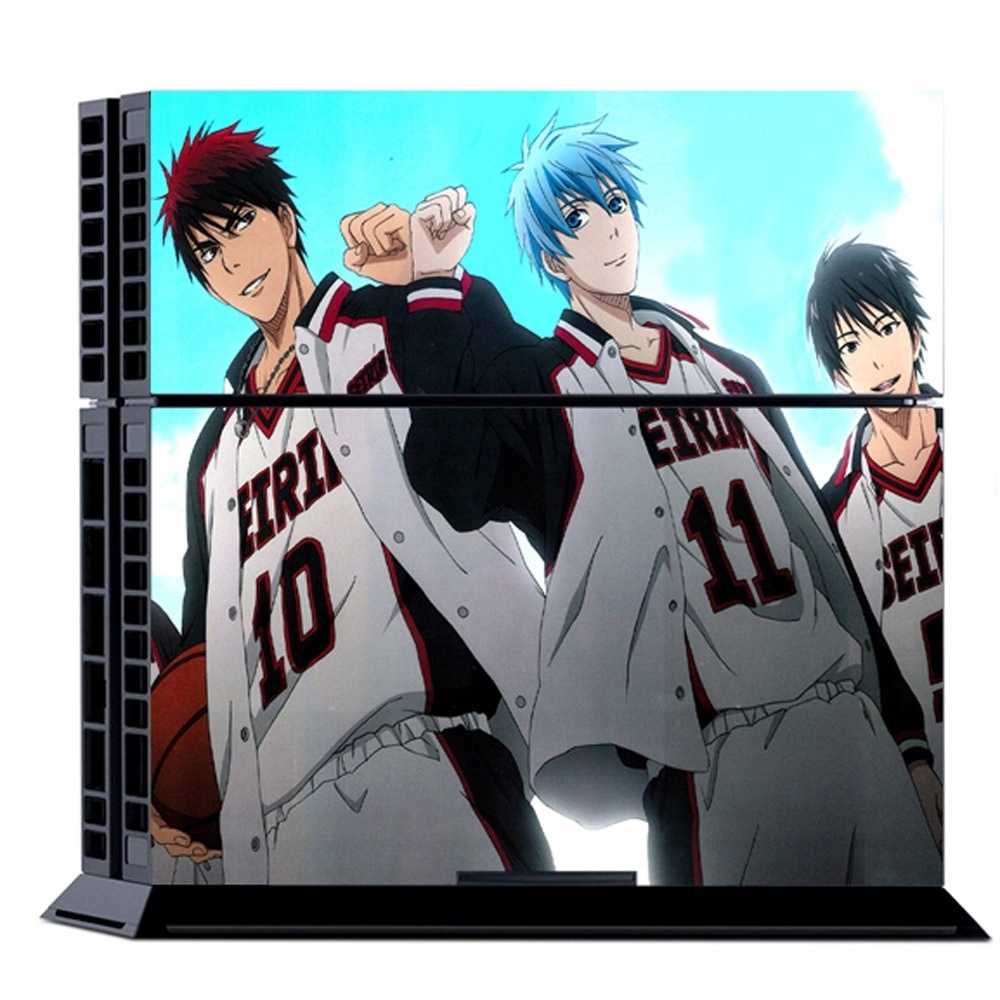 Decal dán vinyl hình anime nhật bản kuroko's basketball bảo vệ cho bộ điều khiển và tay cầm chơi game ps4 playstation 4