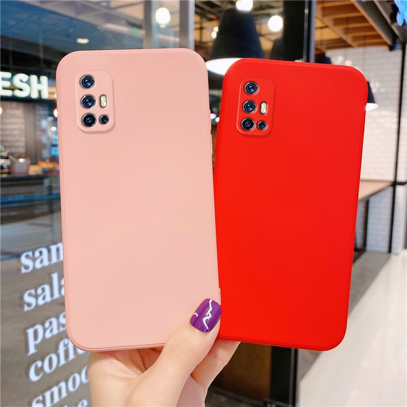 Ốp Điện Thoại TPU Silicon Mềm Bảo Vệ Camera Màu Macaron Cho Vivo 1919 V17 V19 NEO V19