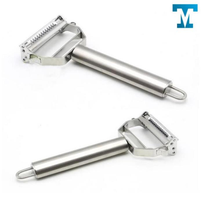 Nạo sợi rau củ cầm tay 3 in 1 inox 304 - Đa dạng, nhiều công dụng như gọt rau củ quả, bào nhỏ cà rốt