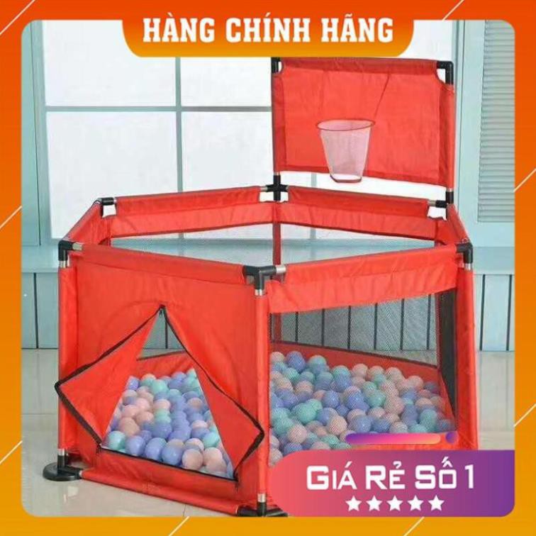 [ Mua ngay nhận ưu đãi của TINI ] Nhà bóng cho bé, Quây bóng cho bé lục giác khung inox kèm 10 bóng