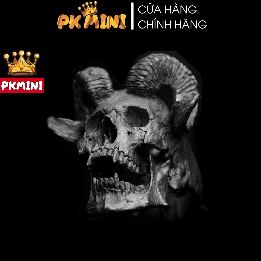 Nhẫn Chrome Hearts Titan Mạ Bạc Mặt Bone 1 Đủ Size