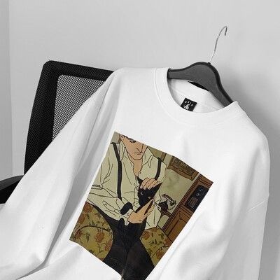 Áo Sweater Oversize The Man, áo nỉ dài tay Unisex ODIN CLOTHING | BigBuy360 - bigbuy360.vn