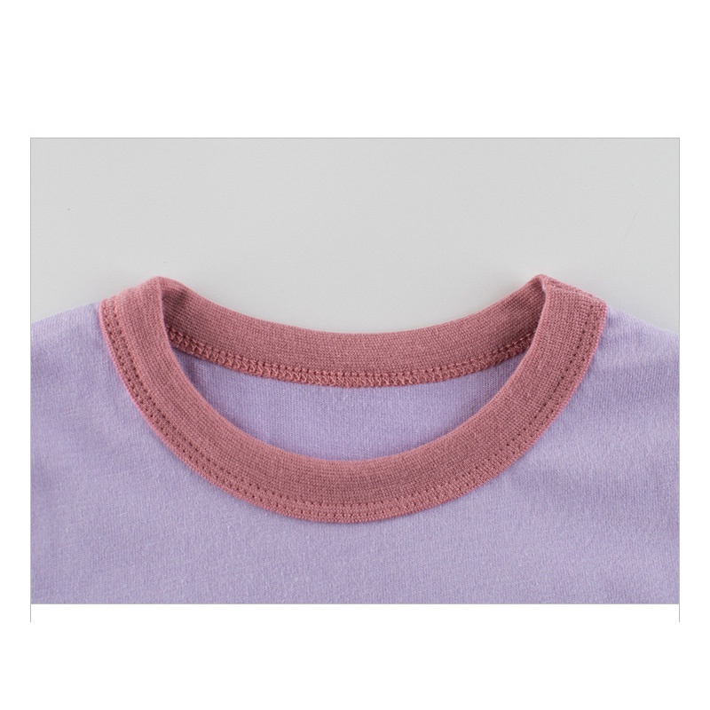 Áo Thun Cotton Tay Dài Cho Bé Gái