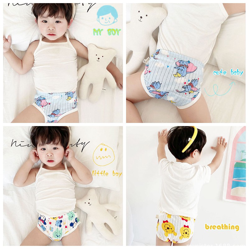 Set 4 quần lót boxer cao cấp dành cho bé