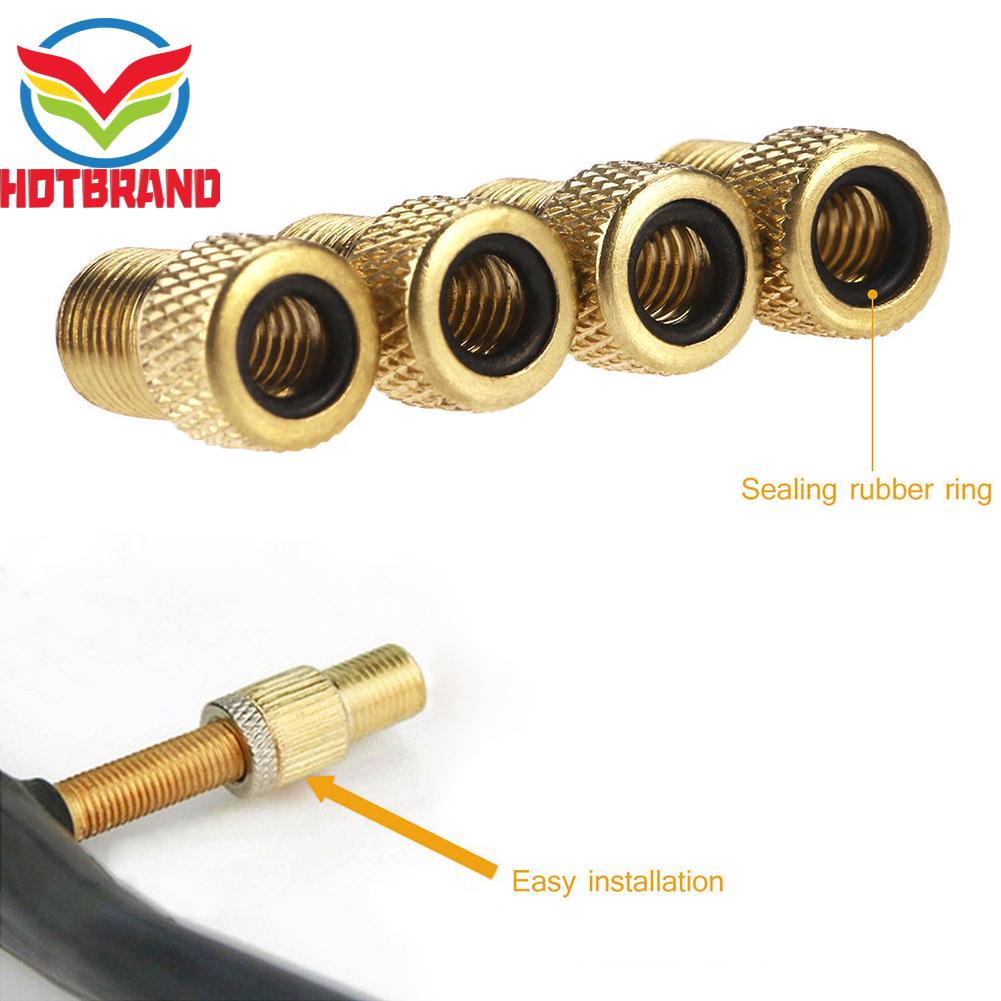 Set 2 Đầu Nối Van Bơm Hơi Bánh Xe Đạp &amp;amp; Ngoài Trời