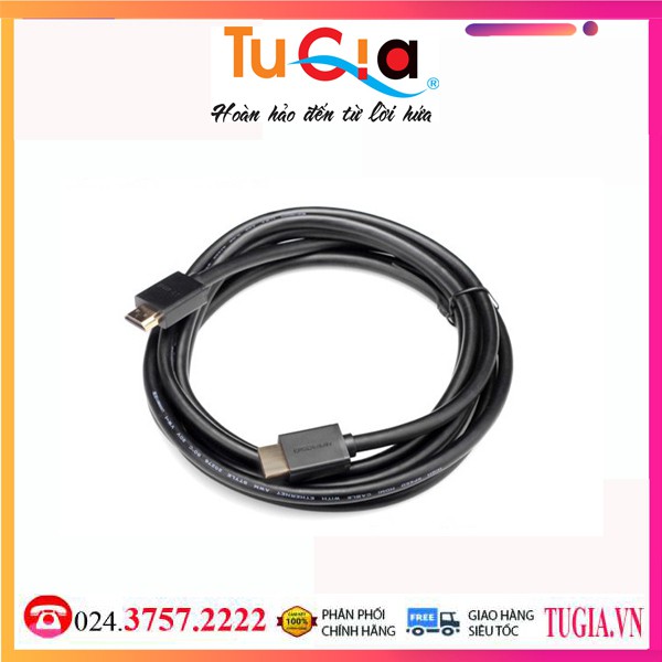 Dây HDMI 1m tròn UGREEN 10106 - Hàng chính hãng