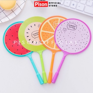 Bút quạt mực bi Pison hình Trái cây tròn mực xanh ngòi bút 0.7mm - SP0216 - 01 bút