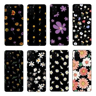 【Ready Stock】Samsung Galaxy Note 20 Ultra 5G/A51 A71 5G/M51 M01 Silicone Soft TPU Case Cute Art Flower Back Cover Shockproof Casing