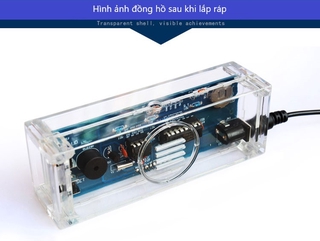 Bộ linh kiện lắp ráp đồng hồ số sử dụng vi điều khiển STC15W401AS và đồng hồ thời gian thực DS1302