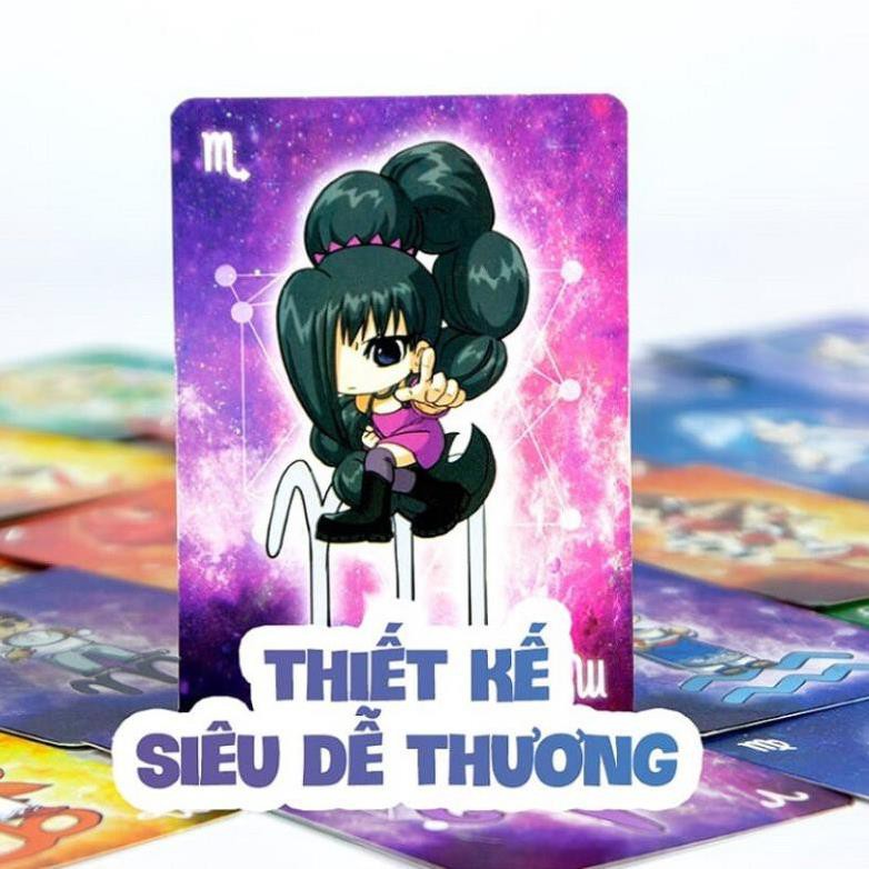 Thẻ bài Lớp Học Mật Ngữ - Cuộc đua sao chổi - Trò chơi siêu Hot về 12 cung hoàng đạo BoardgameVN