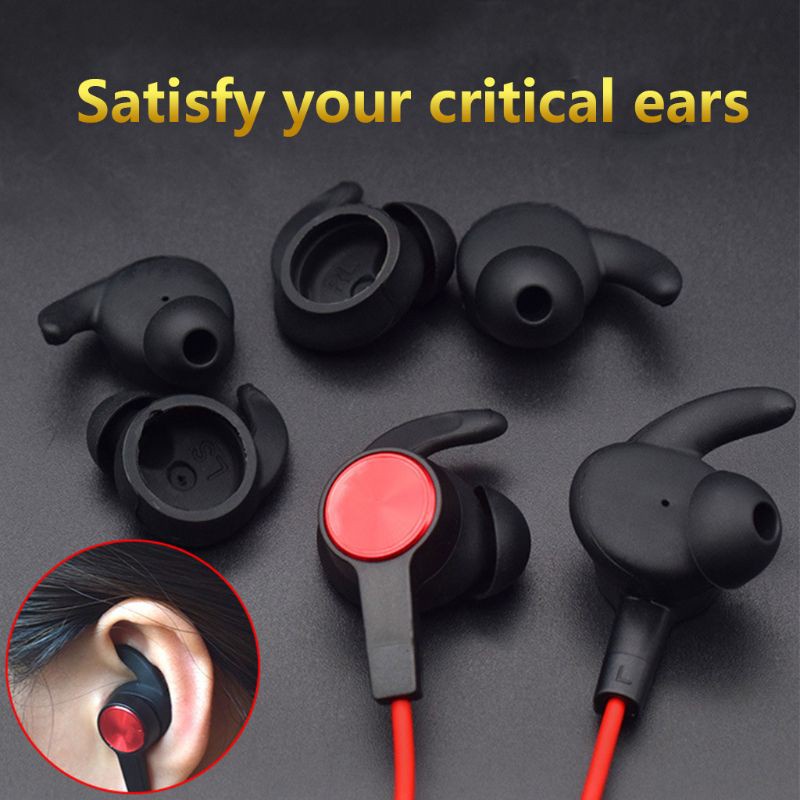 Set 3 cặp nút bọc tai nghe bluetooth thể thao bằng silicon mềm thích hợp cho Huawei Honor AM61